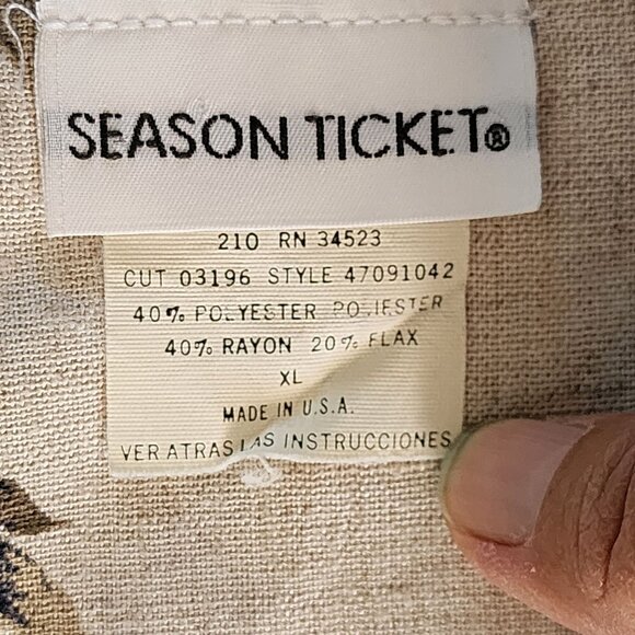 Season Ticket Floral Print Long Sleeve Jacket Blazer Pockets XL Grandma Core - Picture 6 of 9